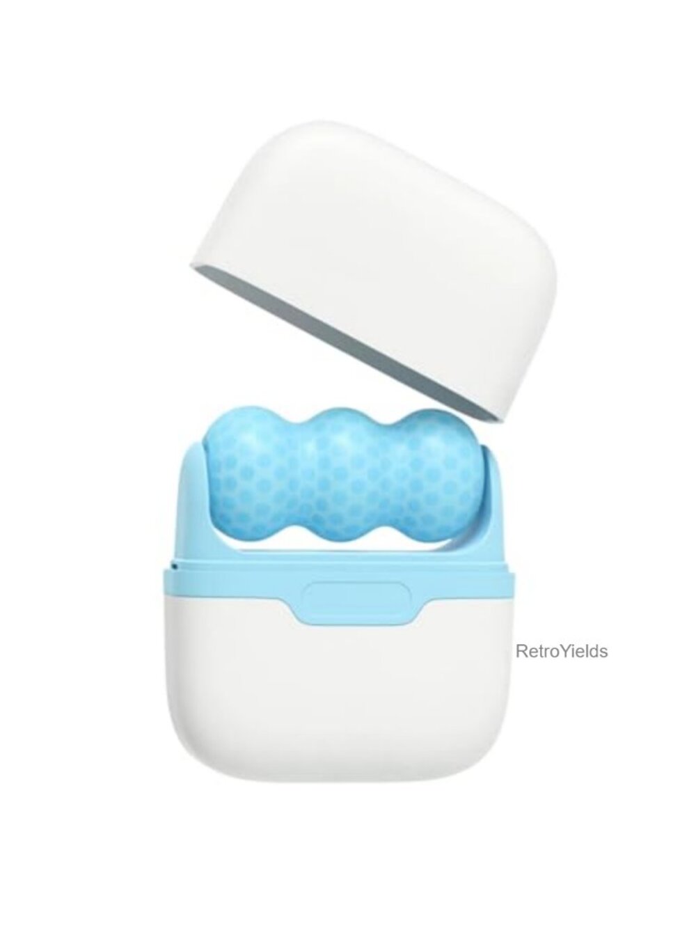 Ice Roller for Face Dual Roller Cooling Massager Puffiness Wrinkle Relief